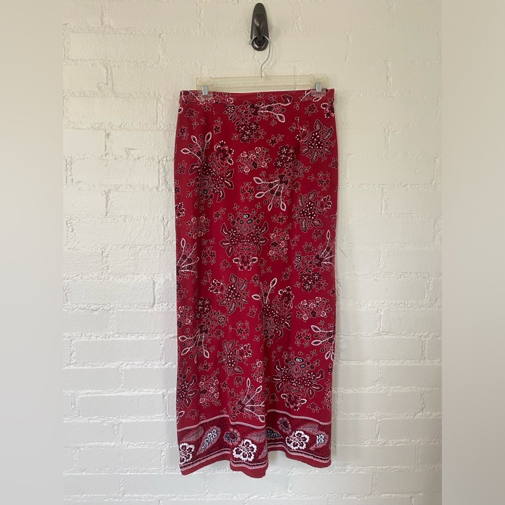 Coldwater Creek Bandana Print Skirt - Small